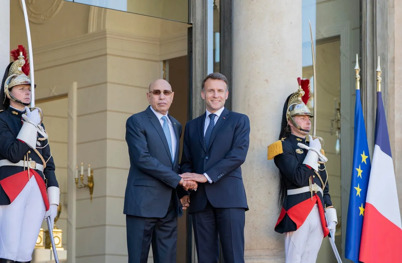 ماكرون: نعزز شراكتنا مع موريتانيا من خلال معالجة تداعيات عدم الاستقرار الإقليمي