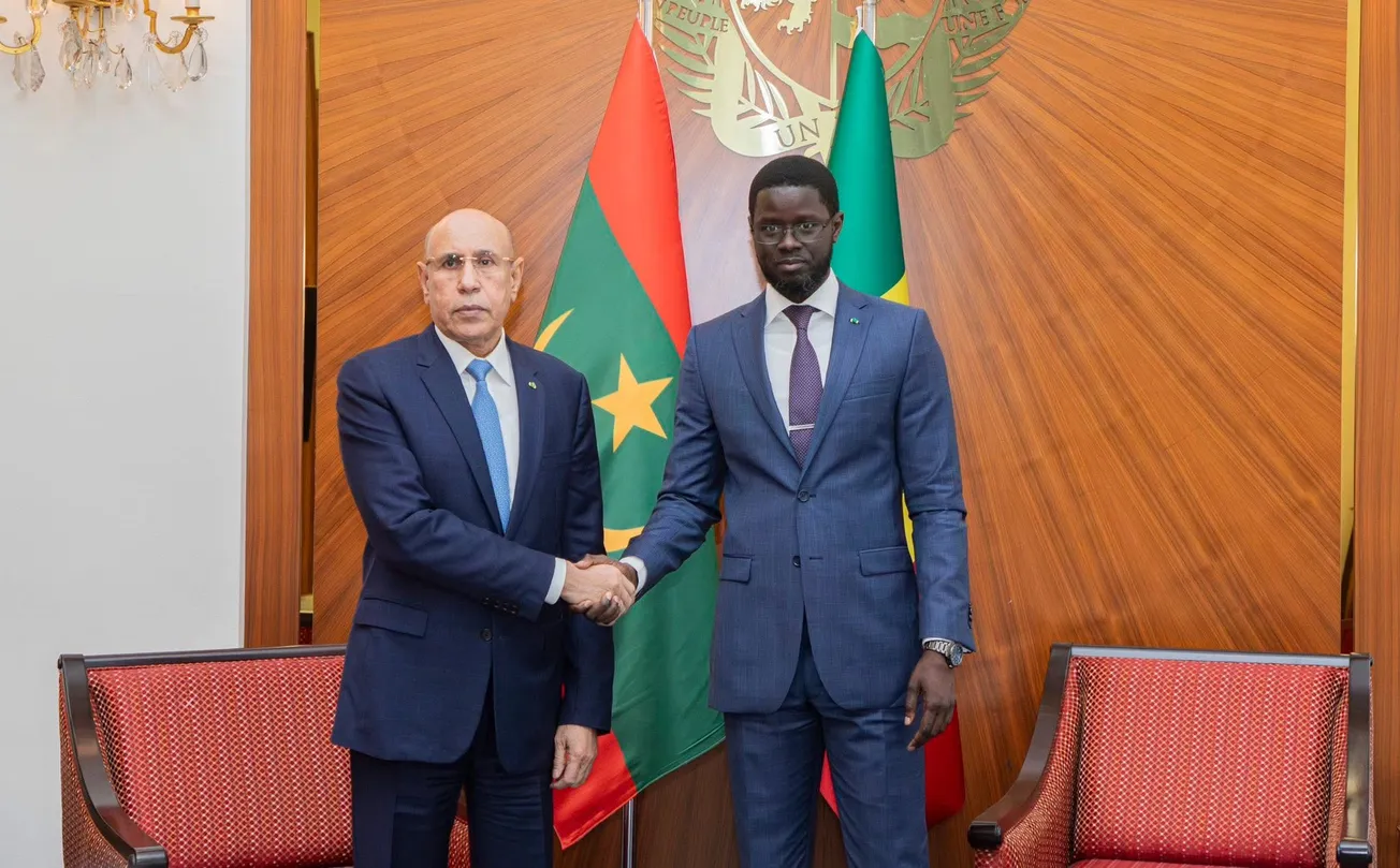 غزواني يستقبل وزيرا سنغاليا حاملا رسالة من ديوماي فاي