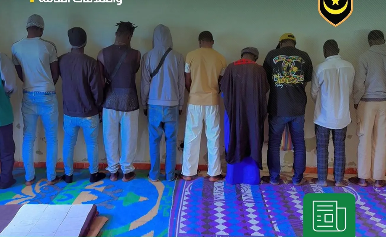 شرطة نواذيبو تعتقل 12 أجنبيا وتفكك عصابتين لتهريب المهاجرين