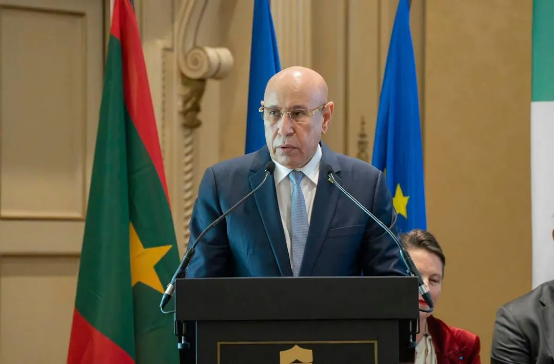 غزواني يدعو الشركات الفرنسية للاستثمار في موريتانيا