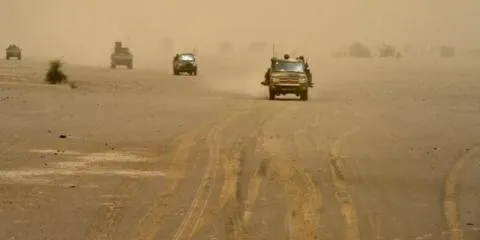 الجيش: يصادر كميات من الحجارة ويحذر المنقبين من الخروج من الحدود