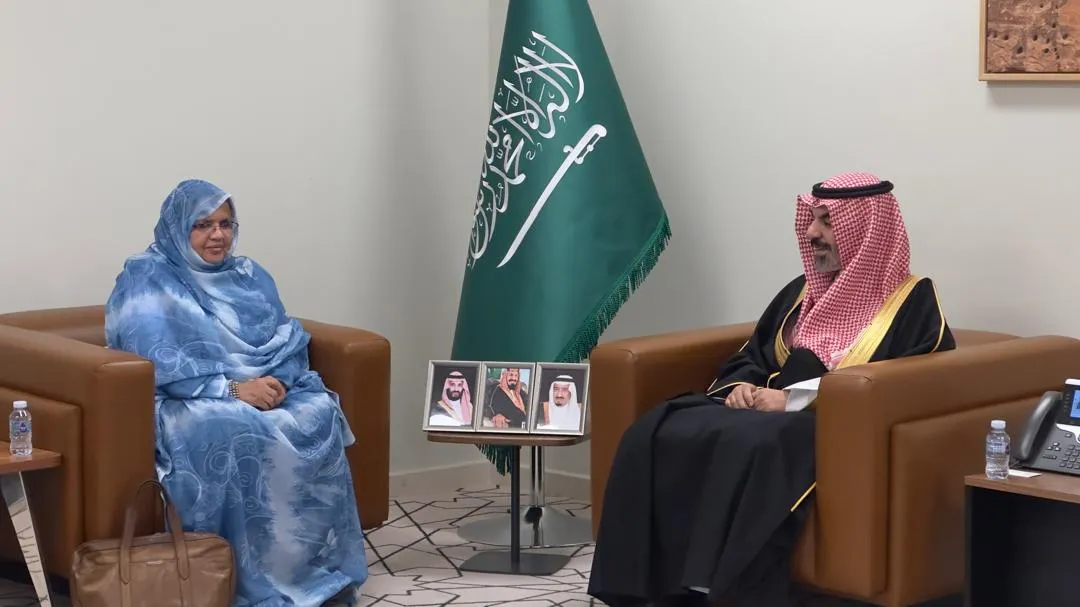 رئيسة جهة نواكشوط تلتقي أمين منطقة المدينة المنورة