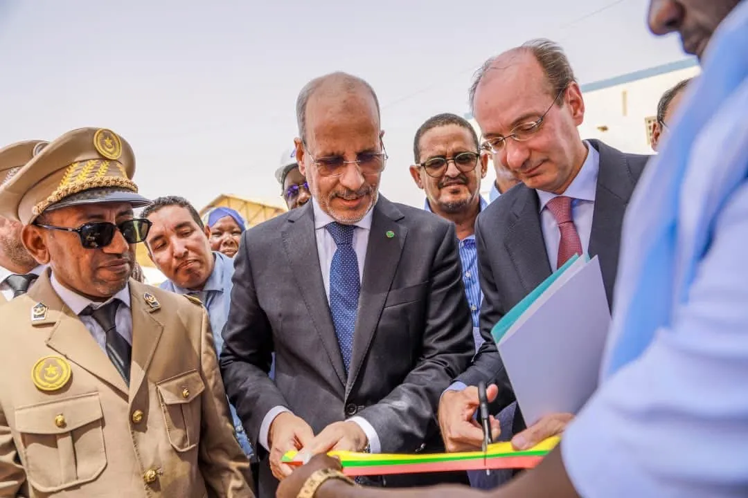 وضع حجر أساس آخر مشروع يموله برنامج تحويل الديون بين موريتانيا وإسبانيا