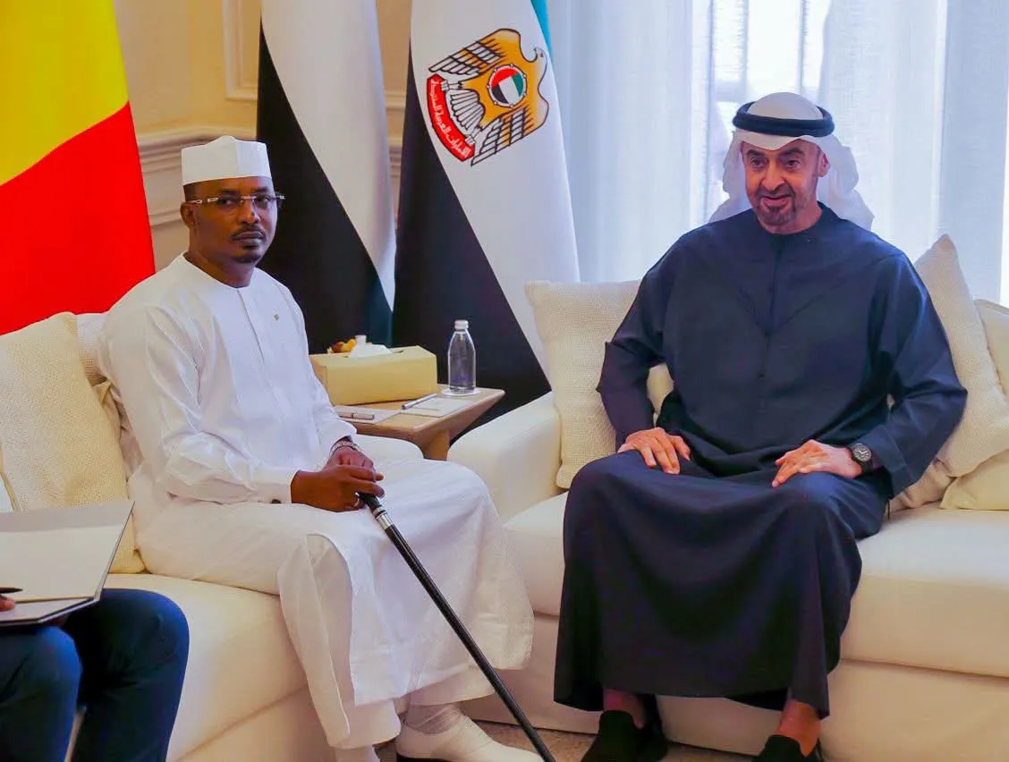 مباحثات في أبوظبي بين الرئيسين الإماراتي وتشادي