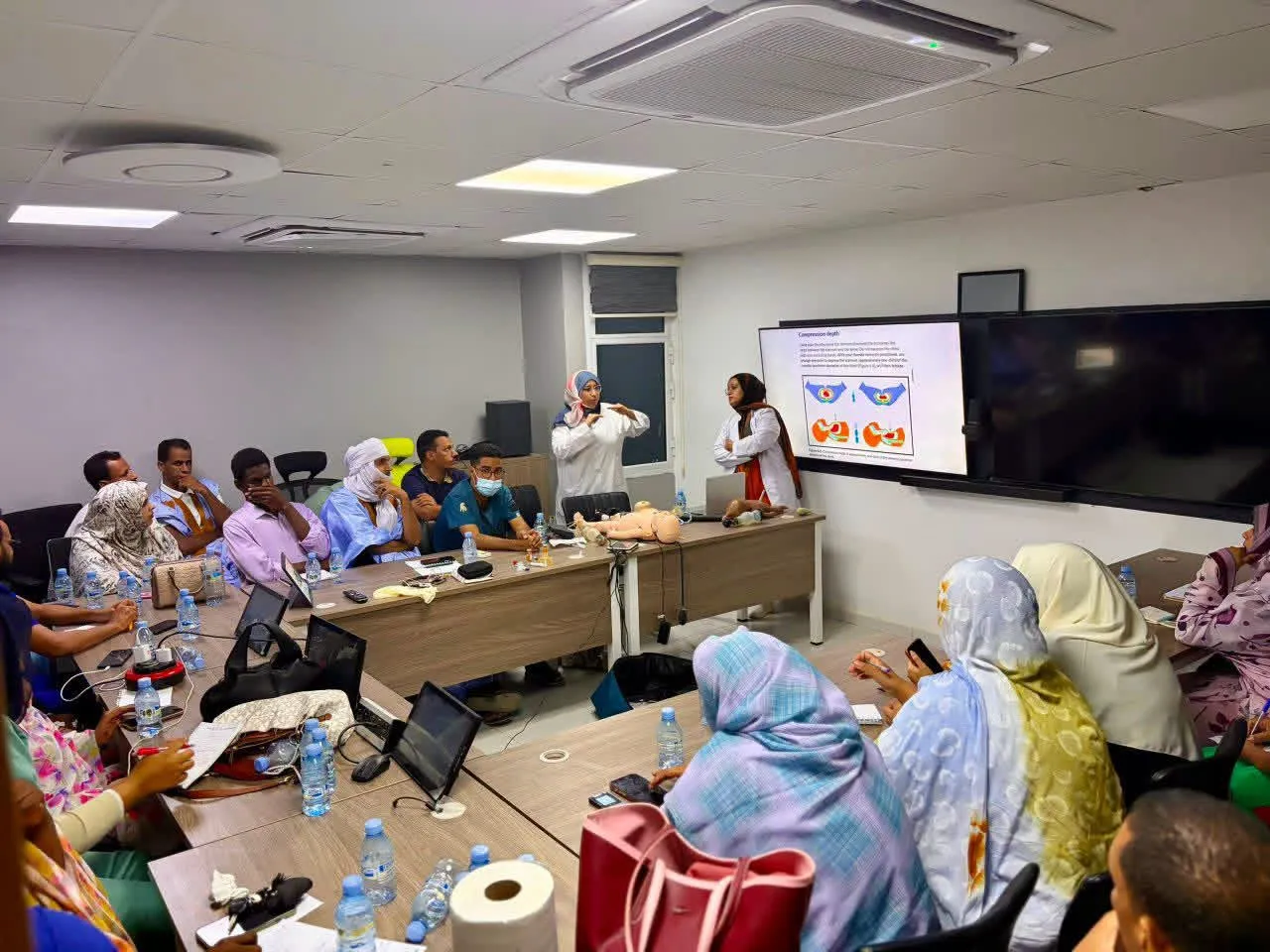 تكوين بنواكشوط حول إنعاش الأطفال حديثي الولادة والتدخلات الاستعجالية