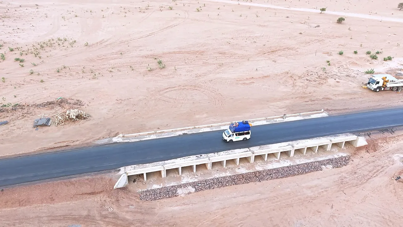 وزارة النقل تعلن اكتمال أشغال جسر تويجكجيت