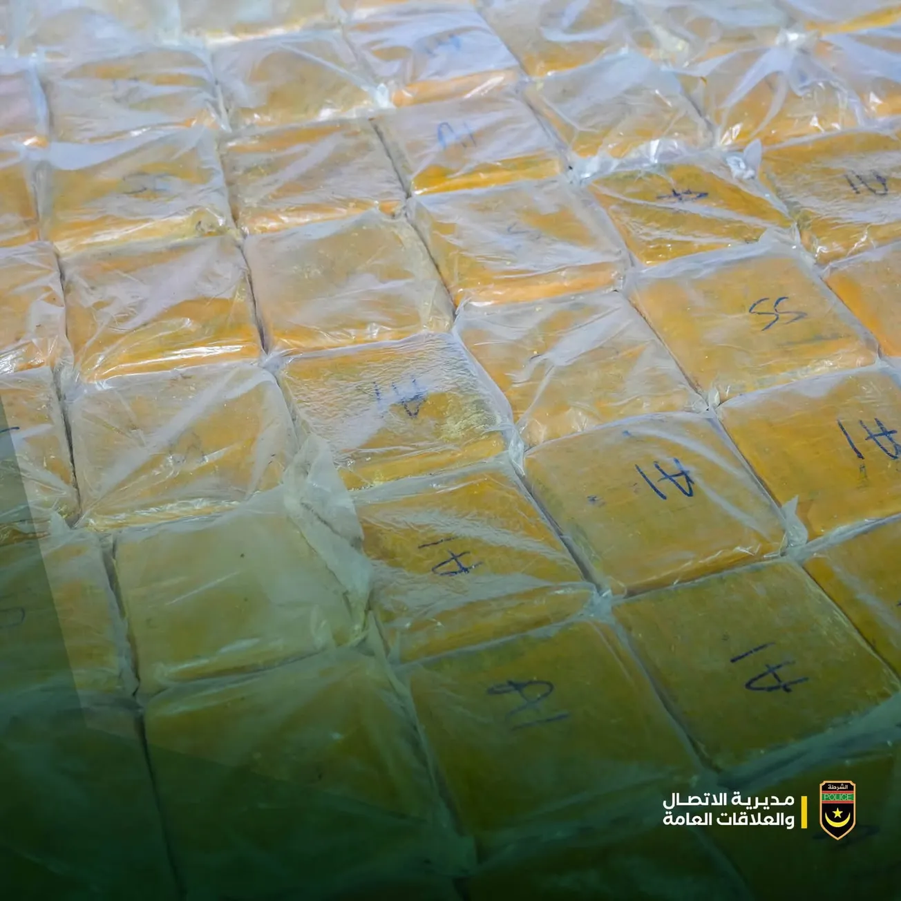 الشرطة: ضبطنا 202 كغ من المخدرات خلال أسبوع