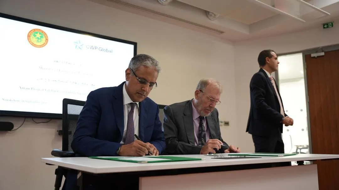 موريتانيا توقع اتفاقية مع CWP Global لتطوير مشروع "أمان" للهيدروجين الأخضر