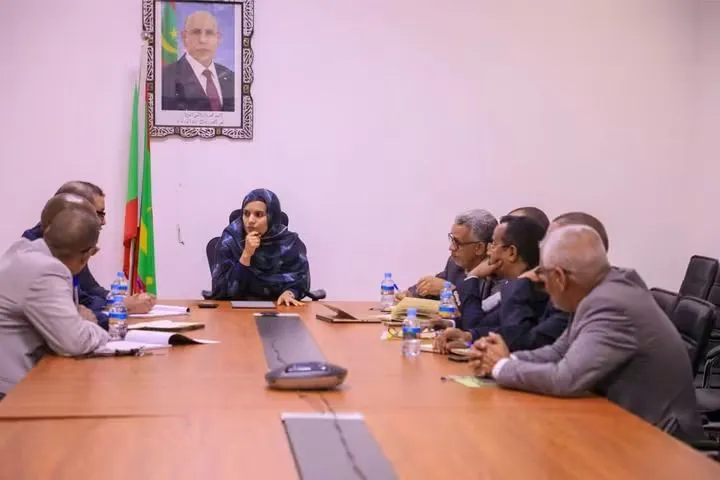 اجتماع بوزارة المياه لتنفيذ التزامات الرئيس في آدرار وإنشيري
