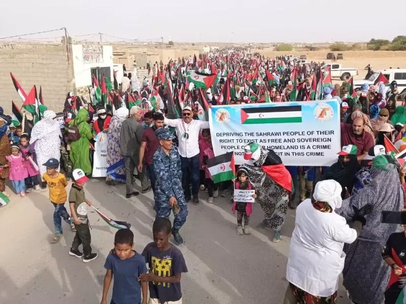 مسيرات في الصحراء الغربية رفضا لمسودة أمريكية بشأن مهام "المينورسو"