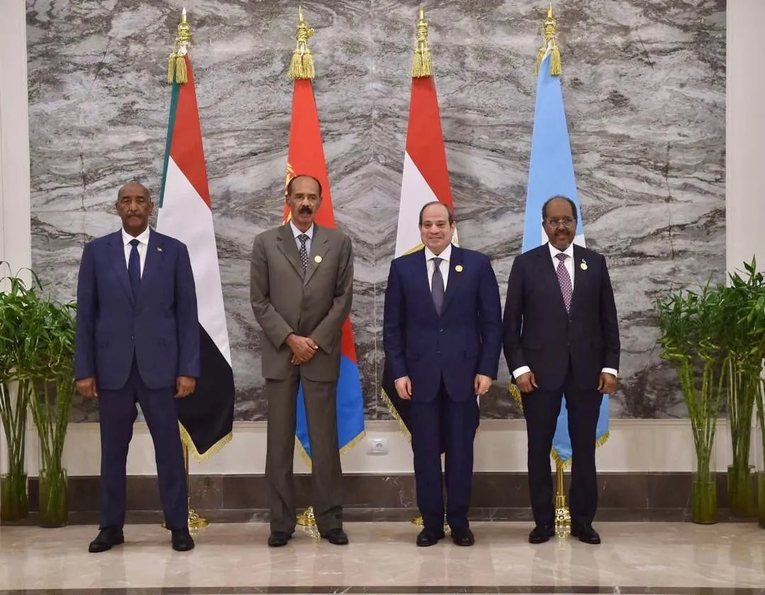 قمة رباعية في مصر تدعو لتسوية النزاعات الإقليمية بـ"الحلول السلمية"