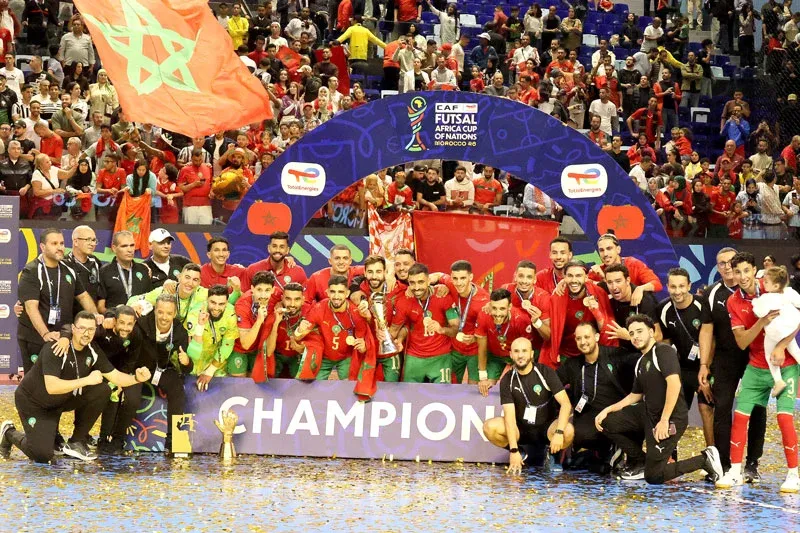 المغرب يتوج برابع لقب لكأس إفريقيا لكرة القدم داخل القاعة