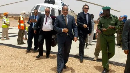 ولد عبد العزيز يصل كيدال بشمال مالي