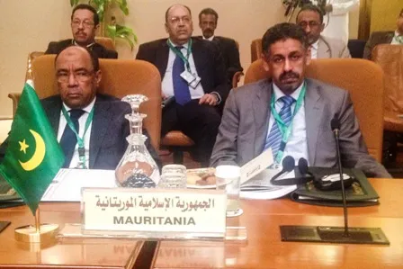 الوفد الموريتاني خلال مشاركته في المنتدى(الخارجية الموريتانية)