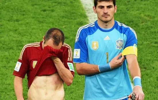 إسبانيا تودع المونديال(صور)