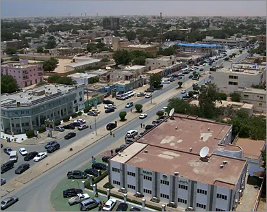 أحد شوارع العاصمة الموريتانية نواكشوط