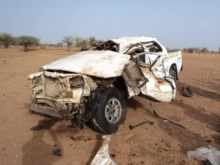 حادث سير سابق قرب مدينة العيون ـ أرشيف الأخبار