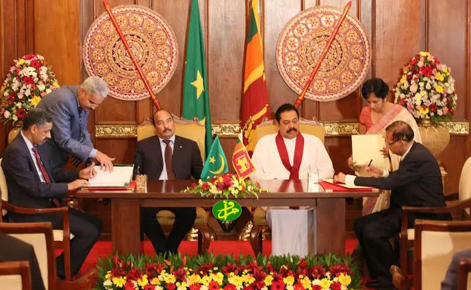 اتفاقيتي تعاون بين موريتانيا وسيري لانكا