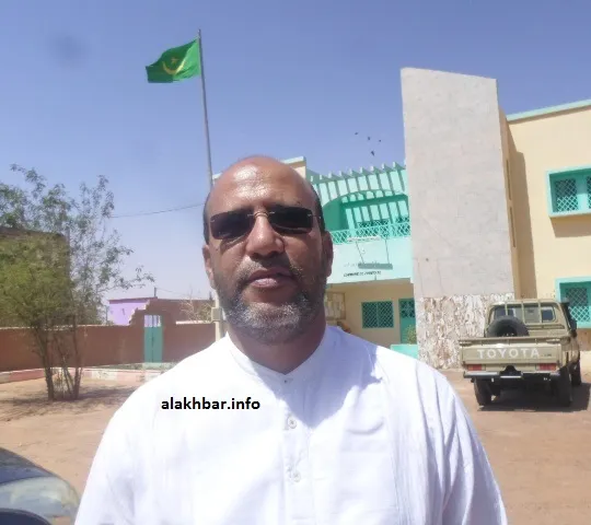 نائب مقاطعة الزويرات حمود ولد مالحة خلال حديثه للأخبار ظهر اليوم من ?