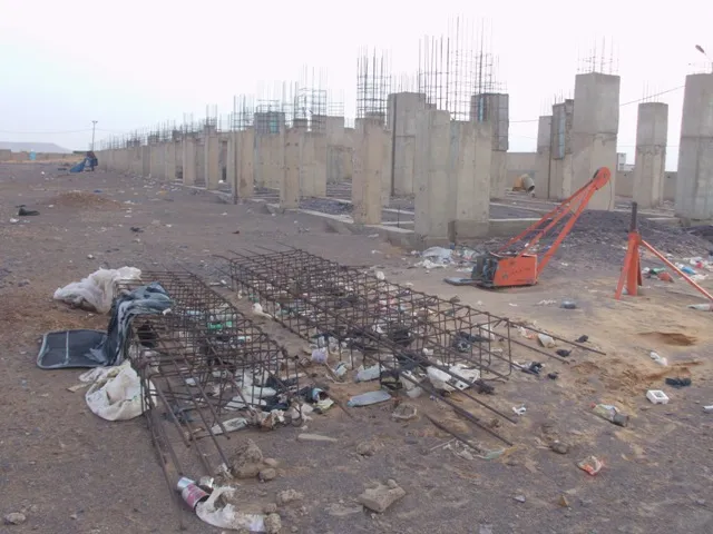 تعطل الأشغال بملعب النعمة (صور)