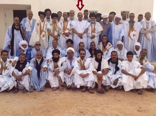 الصورة التي نشرها القيادي في الحزب الحاكم اجيه ولد اكليب على صفحته ف?