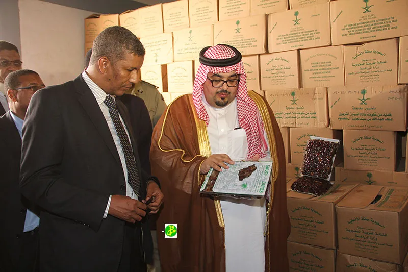 100 طن من التمور منحة سعودية لنواكشوط