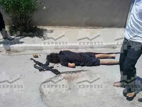 منفذ الهجوم بعد مقتله على يد قوات الأمن التونسية