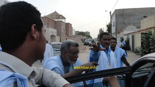 رئيس مكتب اتحاد الأدباء المنتهية ولايته عبد الله السالم ولد المعلى د