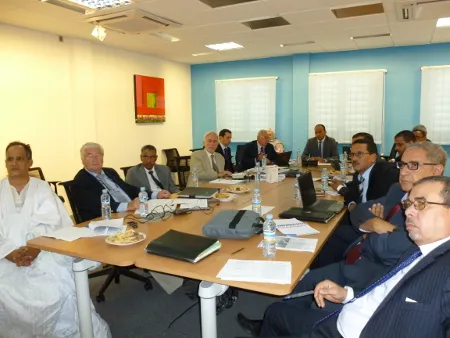 اجتماع لجنة متابعة إعداد دراسة ميناء عميق في انواذيبو