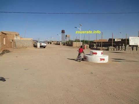 ملتقى طرق في مدينة افديرك أقصى الشمال الموريتاني