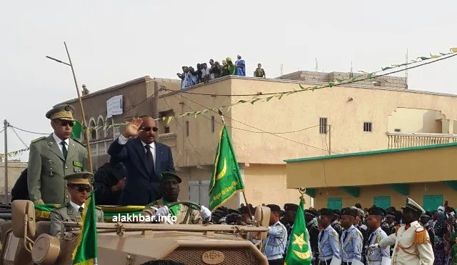 الرئيس الموريتاني محمد ولد عبد العزيز وقائد أركان الجيوش الموريتاني
