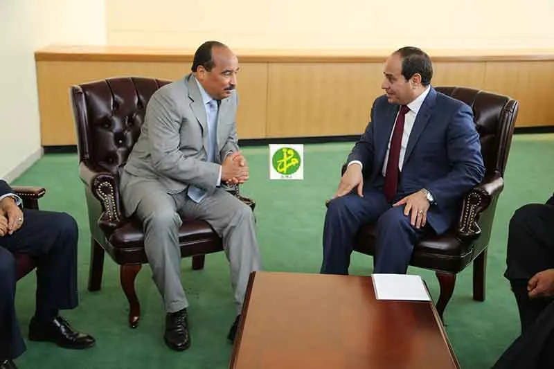 السيسي يتطلع للقاء قريب مع الرئيس الموريتاني
