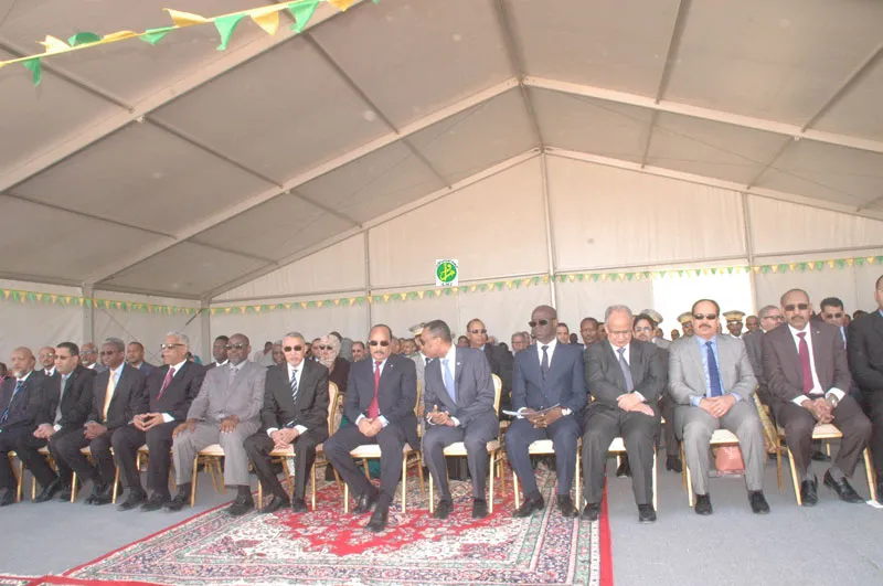 ولد عبد العزيز يدشن محطة هوائية بنواكشوط