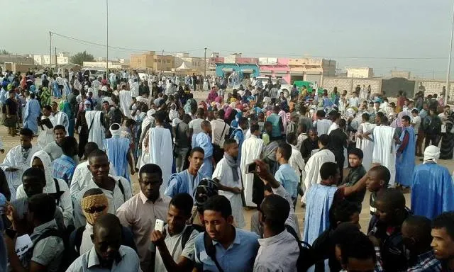 مهرجان جماهيري لطلاب جامعة نواكشوط (صور)