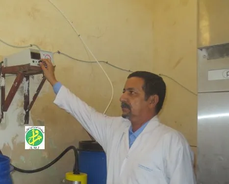 جهاز جديد لإنتاج مادة التعقيم بكيفه