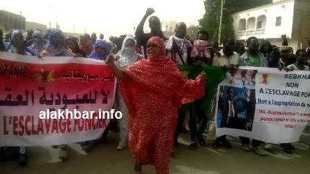أنصار (إيرا) يتظاهرون بنواكشوط