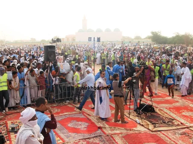 جماهير التكتل تحتشد في ساحة ابن عباس (صور)