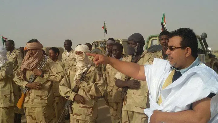 الأمين العام للحركة الشعبية لإنقاذ أزواد خلال جولته في المنطقة
