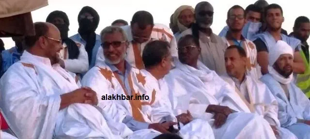 قادة المنتدى على منصة مهرجان نواذيبو مساء اليوم (الأخبار)