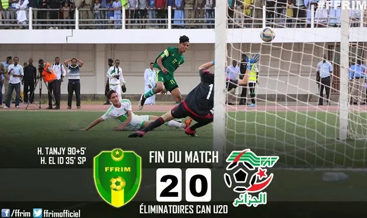 منتخب موريتانيا للشباب يفوز على الجزائر 2 – 0