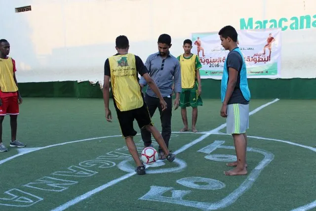 جانب من انطلاقة البطولة الخامسة لجمعية الشبيبة