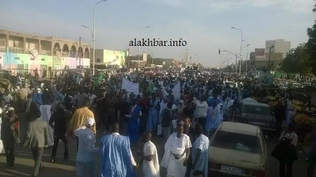 انطلاق مسيرة ميثاق الحراطين بنواكشوط (صور)