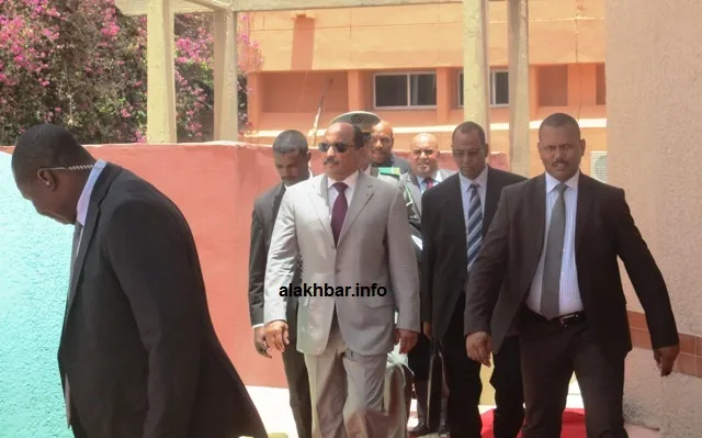 الرئيس الموريتاني محمد ولد عبد العزيز غادر قصر العدل محملا بمطالب ال