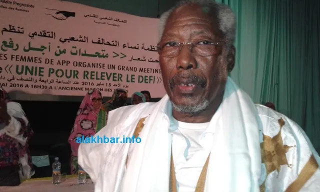 ولد بلخير خلال مشاركته في مهرجان نساء حزب التحالف مساء اليوم بدار ال?