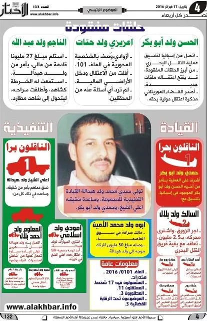 وصول المتهمين في ملف المخدرات إلى المحكمة