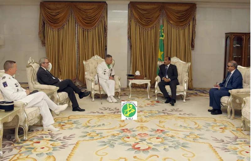 قائد "برخان" يجري مباحثات مع ولد عبد العزيز