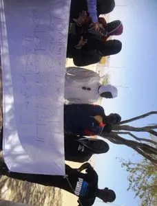 جانب من احتجاجات سابقة لبحارة هوندونك (أرشيف الأخبار)