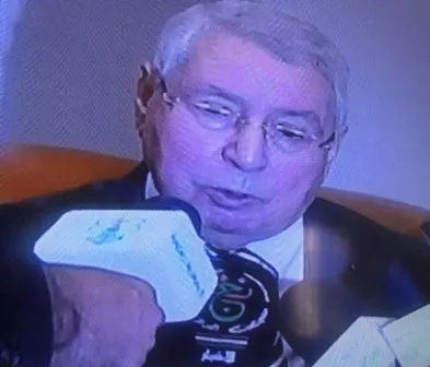 رئيس مجلس الأمة الجزائري يصرح للصحفيين بعيد وصوله نواكشوط
