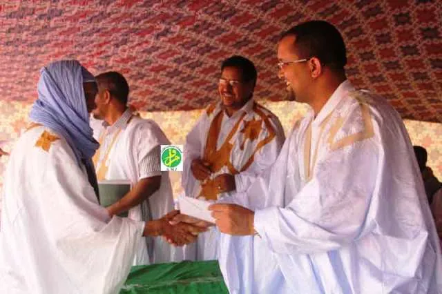 حفل توزيع المساعدات على حوالي 60 أسرة فقيرة في ولاية نواكشوط الغربية