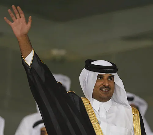 أمير دولة قطر الشيخ تميم بن حمد آل ثاني